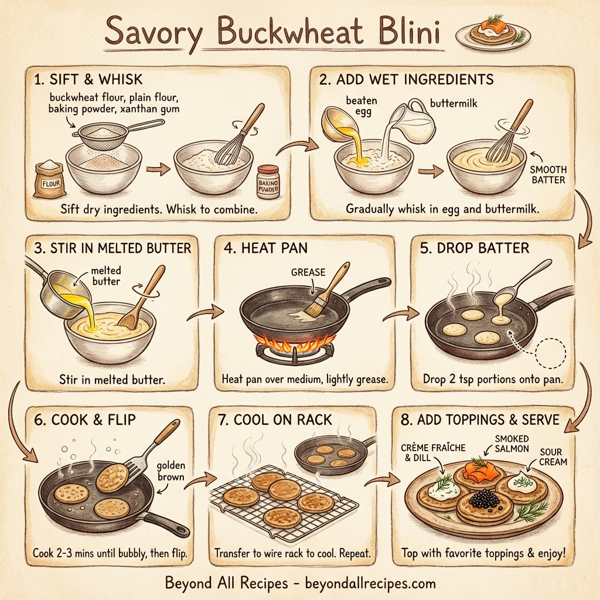 Savory Buckwheat Blini instructions