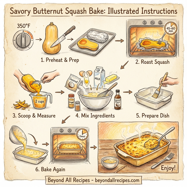 Savory Butternut Squash Bake instructions