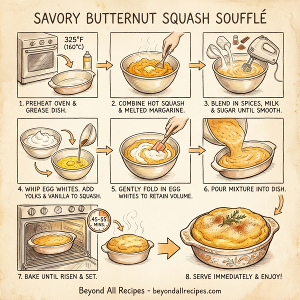 Savory Butternut Squash Soufflé instructions