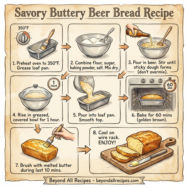 Savory Buttery Beer Bread instructions