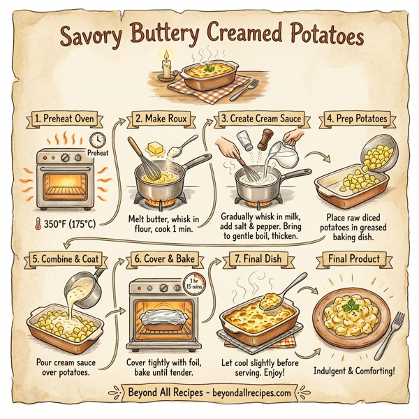 Savory Buttery Creamed Potatoes instructions