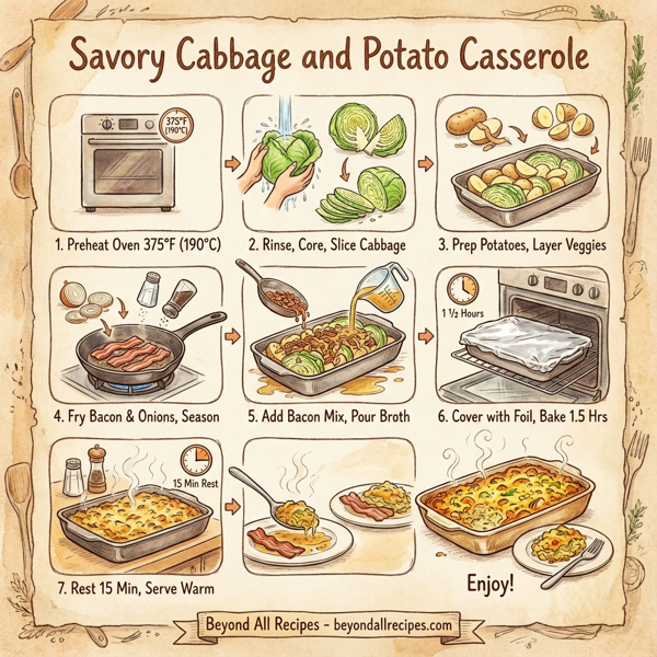 Savory Cabbage and Potato Casserole instructions