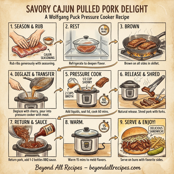 Savory Cajun Pulled Pork Delight instructions