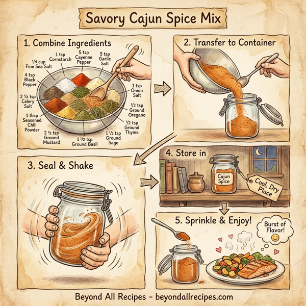 Savory Cajun Spice Mix instructions