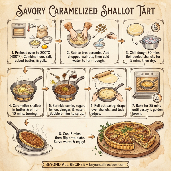 Savory Caramelized Shallot Tart instructions