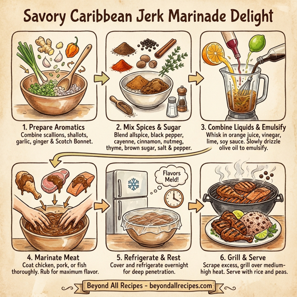 Savory Caribbean Jerk Marinade Delight instructions
