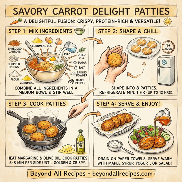 Savory Carrot Delight Patties instructions
