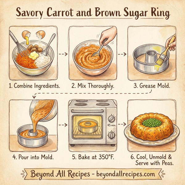 Savory Carrot and Brown Sugar Ring instructions