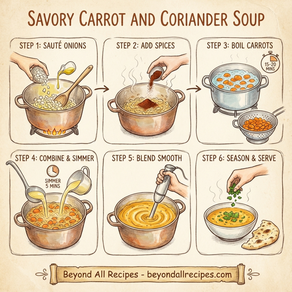 Savory Carrot and Coriander Soup instructions