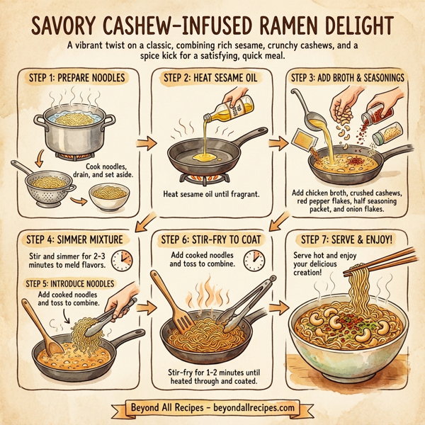 Savory Cashew-Infused Ramen Delight instructions