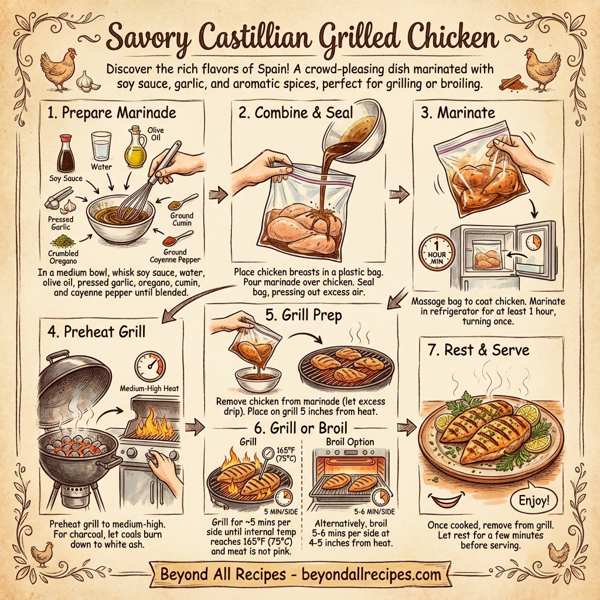 Savory Castillian Grilled Chicken instructions