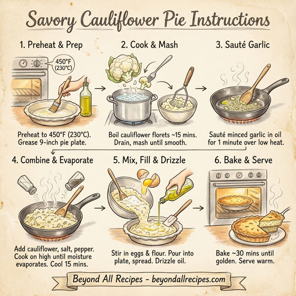 Savory Cauliflower Pie instructions