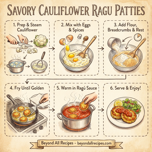 Savory Cauliflower Ragu Patties instructions