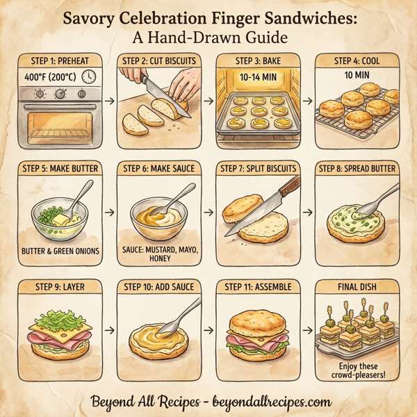 Savory Celebration Finger Sandwiches instructions
