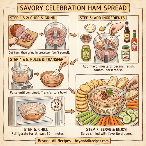 Savory Celebration Ham Spread instructions