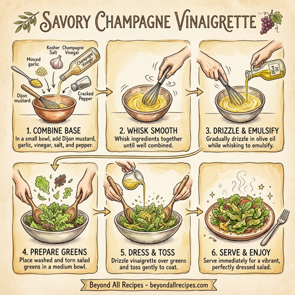 Savory Champagne Vinaigrette instructions