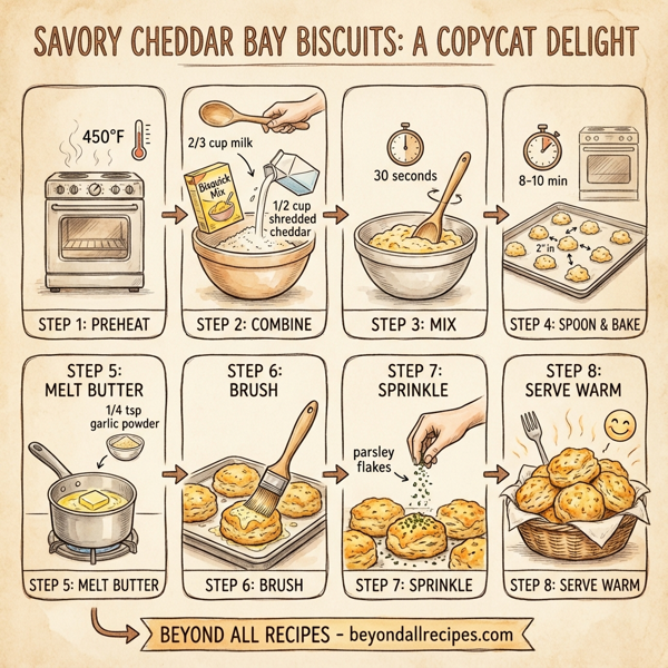 Savory Cheddar Bay Biscuits: A Copycat Delight instructions