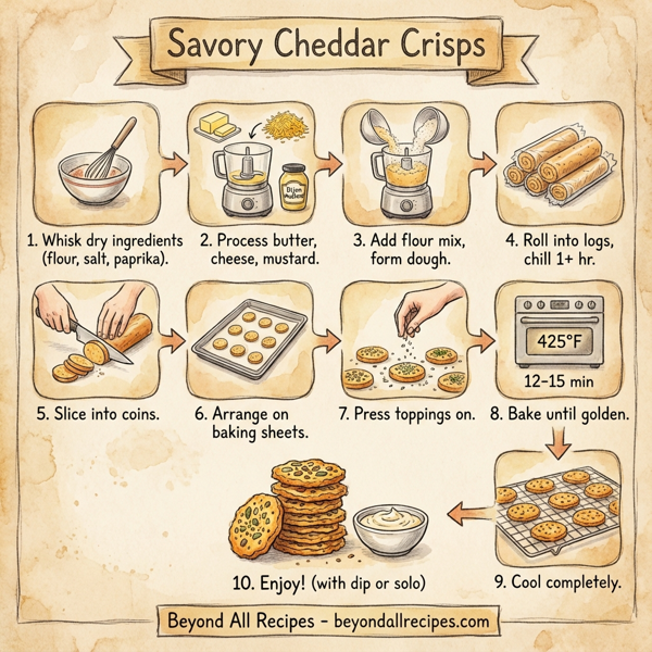 Savory Cheddar Crisps instructions