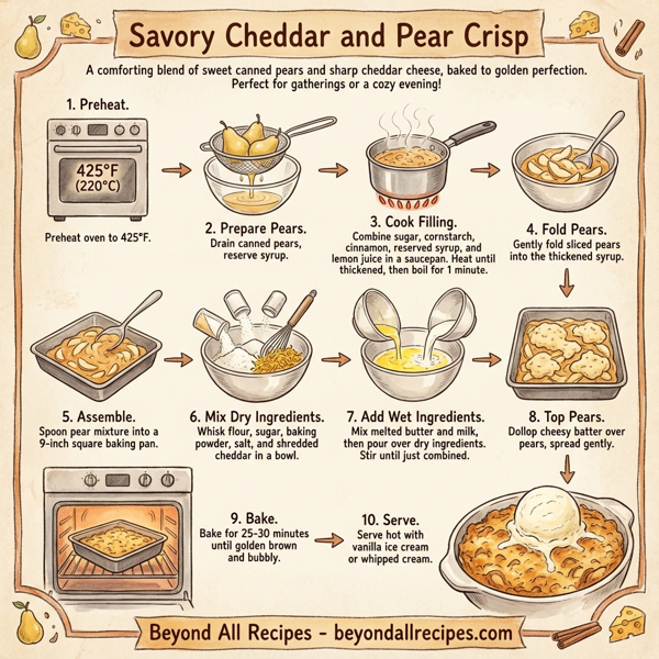 Savory Cheddar and Pear Crisp instructions