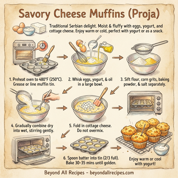 Savory Cheese Muffins (Proja) instructions