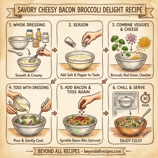 Savory Cheesy Bacon Broccoli Delight instructions