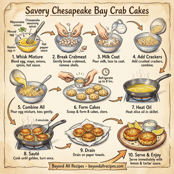 Savory Chesapeake Bay Crab Cakes instructions