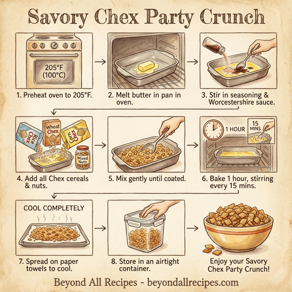 Savory Chex Party Crunch instructions