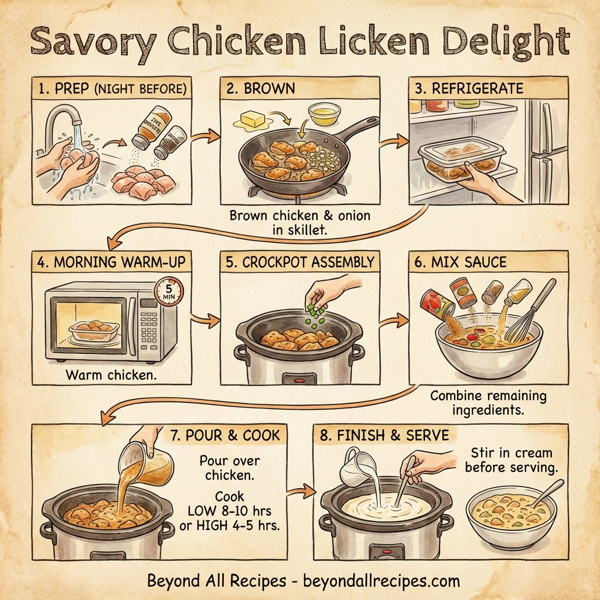 Savory Chicken Licken Delight instructions