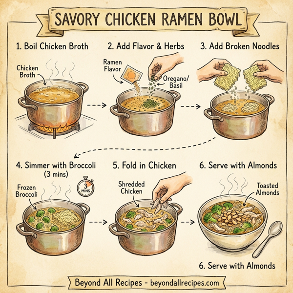 Savory Chicken Ramen Bowl instructions