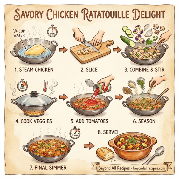 Savory Chicken Ratatouille Delight instructions