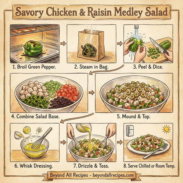 Savory Chicken & Raisin Medley Salad instructions