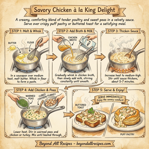 Savory Chicken à la King Delight instructions