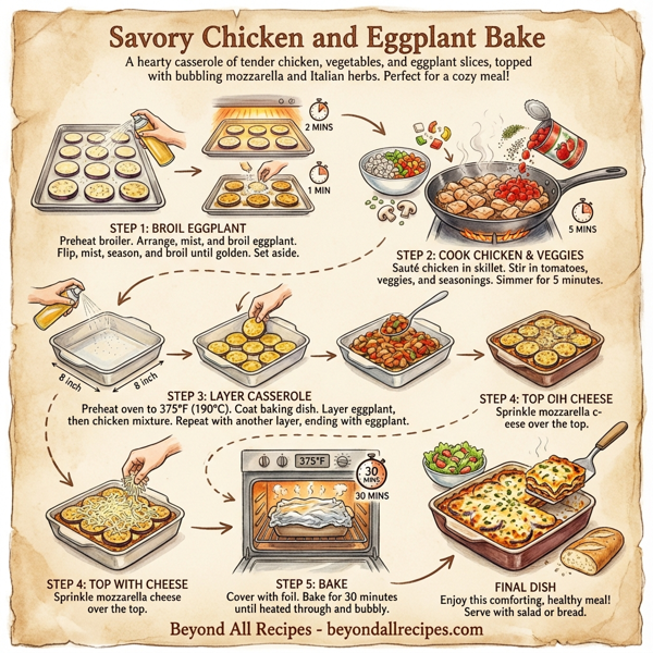 Savory Chicken and Eggplant Bake instructions