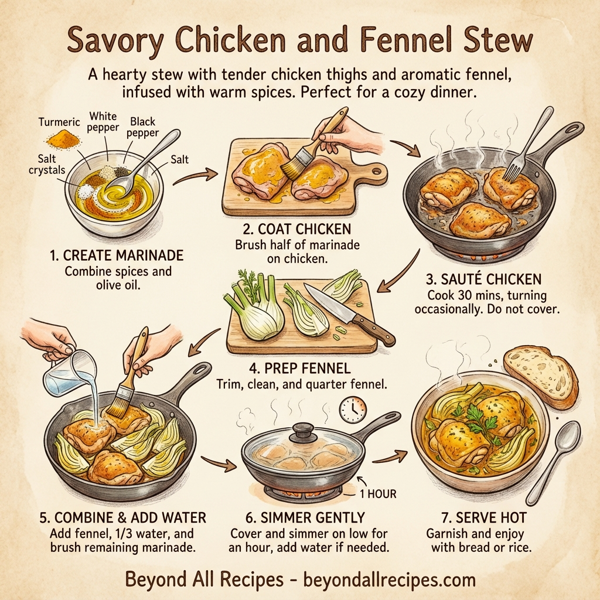Savory Chicken and Fennel Stew instructions