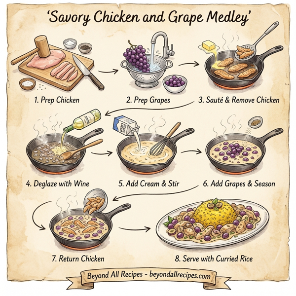 Savory Chicken and Grape Medley instructions