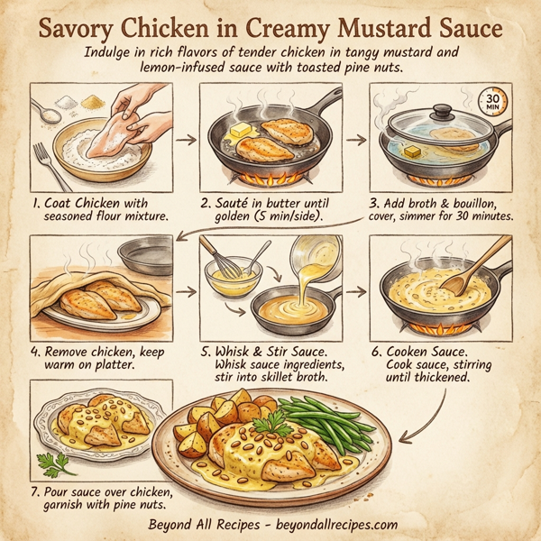 Savory Chicken in Creamy Mustard Sauce instructions