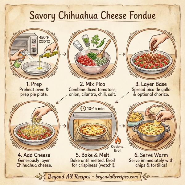 Savory Chihuahua Cheese Fondue instructions