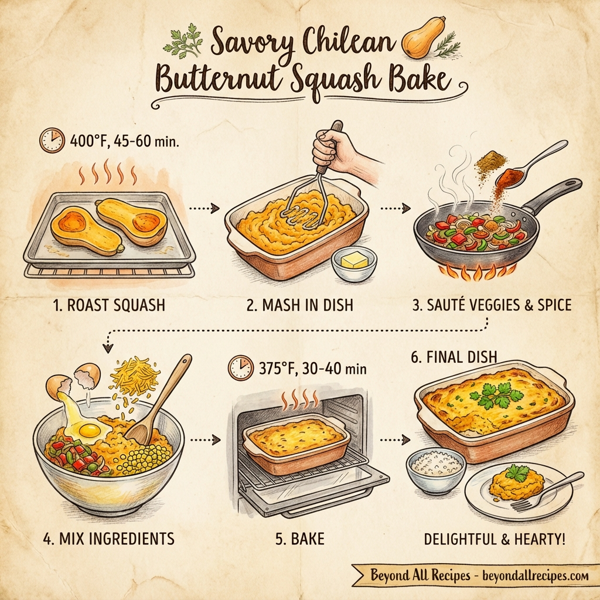 Savory Chilean Butternut Squash Bake instructions