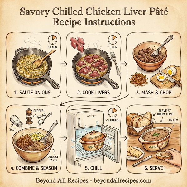 Savory Chilled Chicken Liver Pâté instructions
