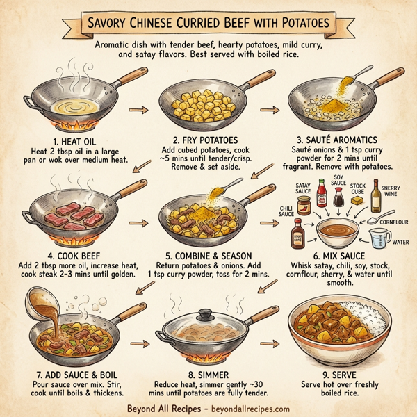 Savory Chinese Curried Beef with Potatoes instructions