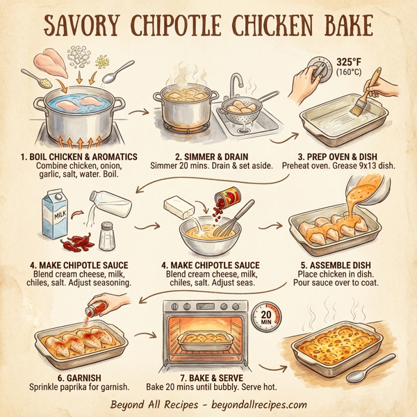 Savory Chipotle Chicken Bake instructions