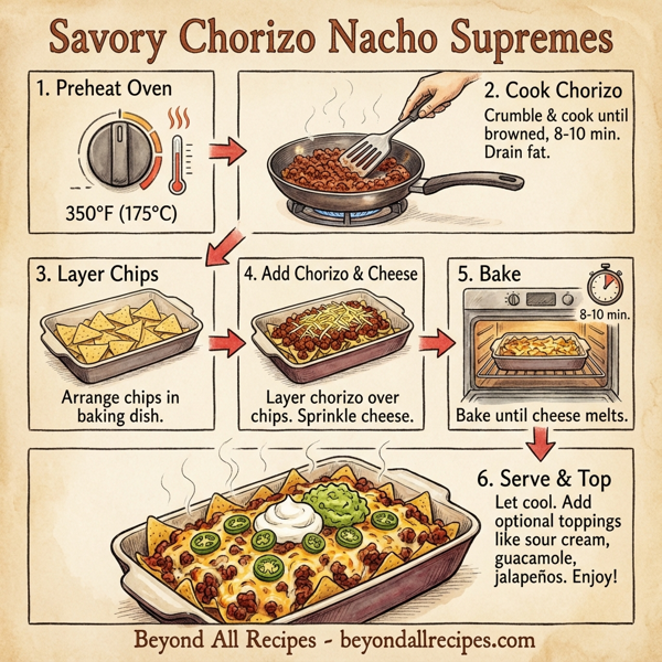 Savory Chorizo Nacho Supremes instructions