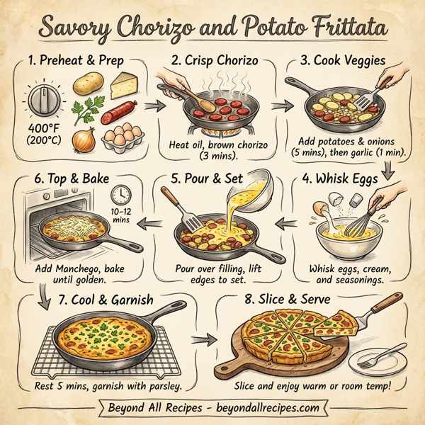 Savory Chorizo and Potato Frittata instructions