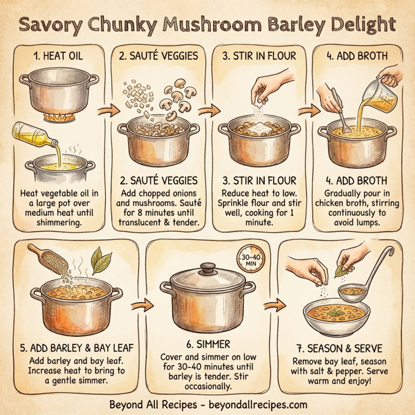 Savory Chunky Mushroom Barley Delight instructions