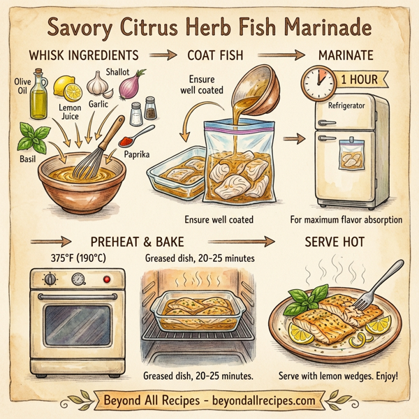 Savory Citrus Herb Fish Marinade instructions