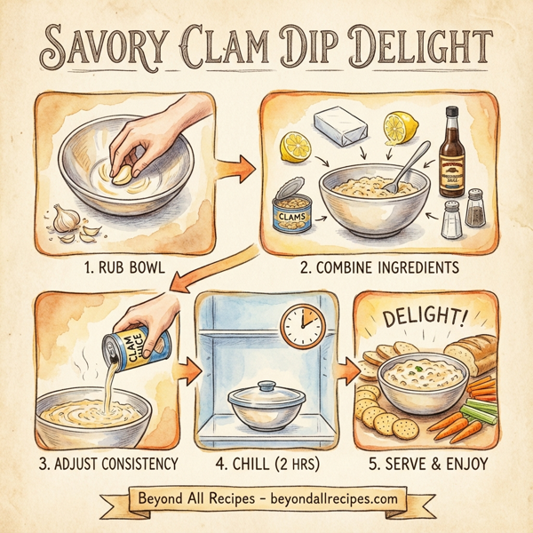 Savory Clam Dip Delight instructions