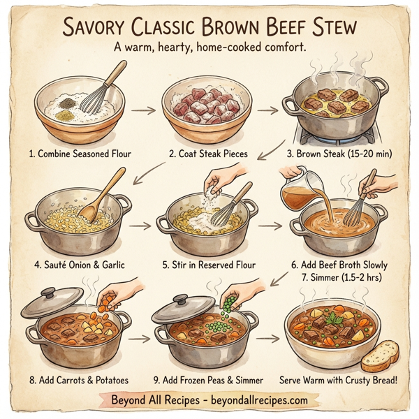 Savory Classic Brown Beef Stew instructions
