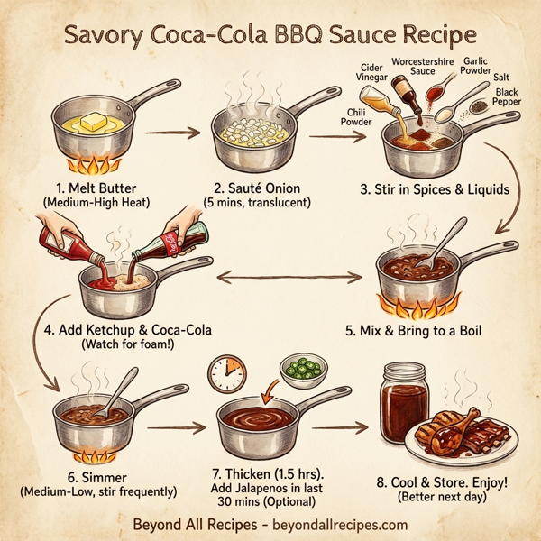Savory Coca-Cola BBQ Sauce instructions