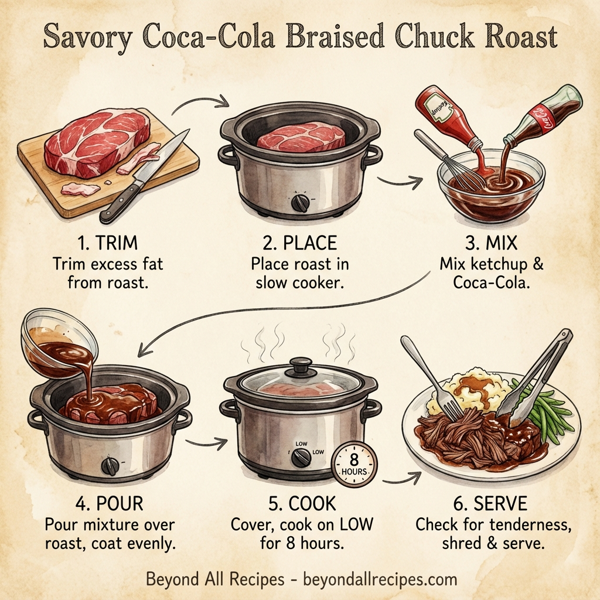 Savory Coca-Cola Braised Chuck Roast instructions