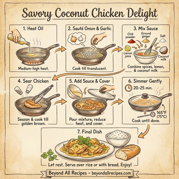 Savory Coconut Chicken Delight instructions